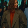 Molly Novak Loot S03 Green Long Coat For Sale