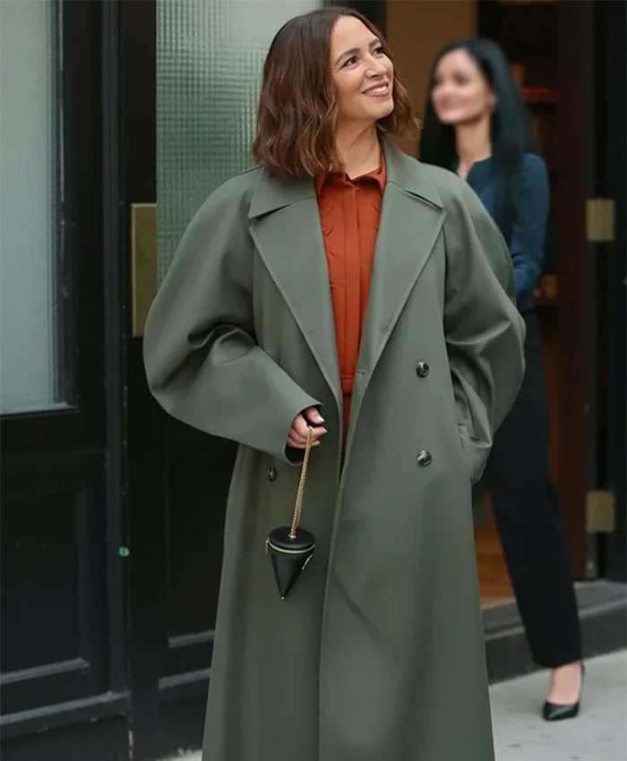 Molly Novak Loot S03 Green Long Coat