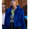 Morgan Gillory High Potential S02 Blue Fur Jacket