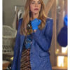 Morgan Gillory High Potential Tv Series S02 Blue Leather Blazer