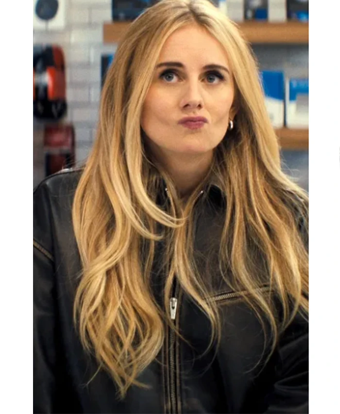 Morgan Nobody Wants This S02 Brown Leather Jacket