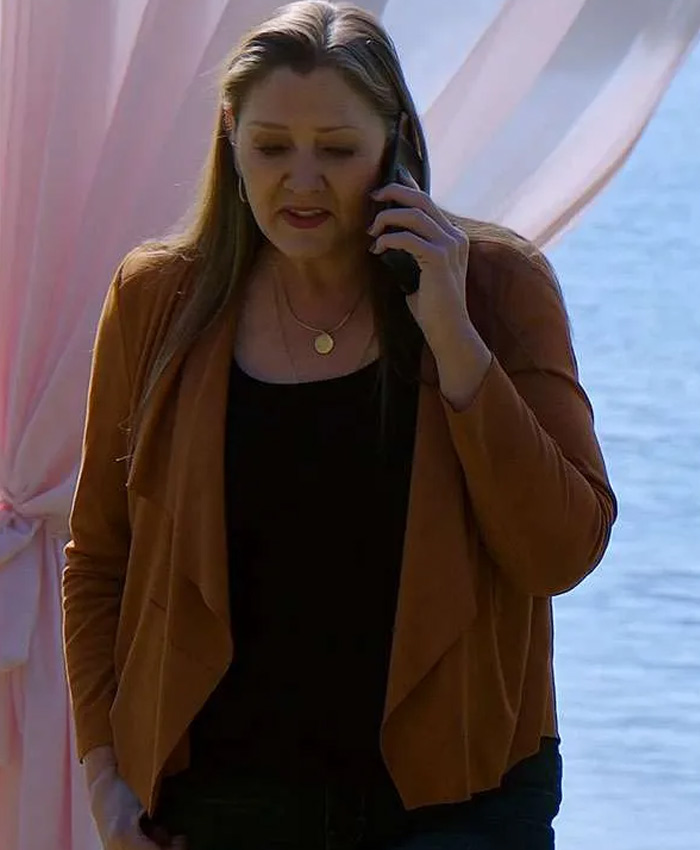 Murder in a Small Town Jocelyn Tait Suede Jacket