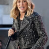 NBC Today 2025 Sheryl Crow Black Floral Embroidered and Embellished Jacket