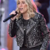 NBC Today Sheryl Crow Black Floral Embroidered and Embellished Jacket