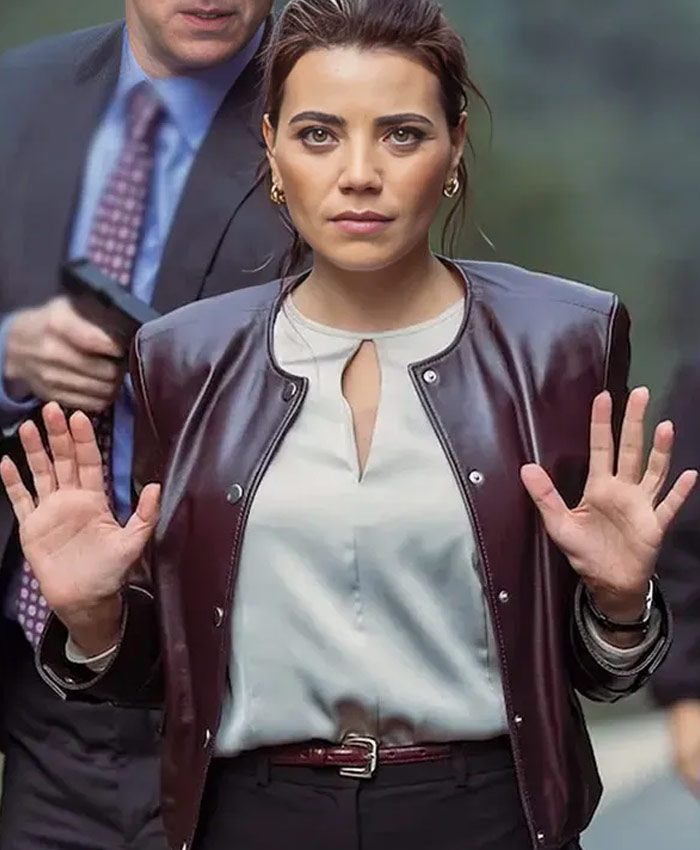 NCIS Tony & Ziva Tv Series Nassima Benchicou Leather Jacket