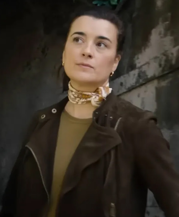 NCIS Tony and Ziva Cote de Pablo Suede Jacket