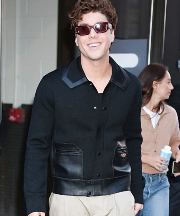 NYC 2025 Lukas Gage Black Jacket