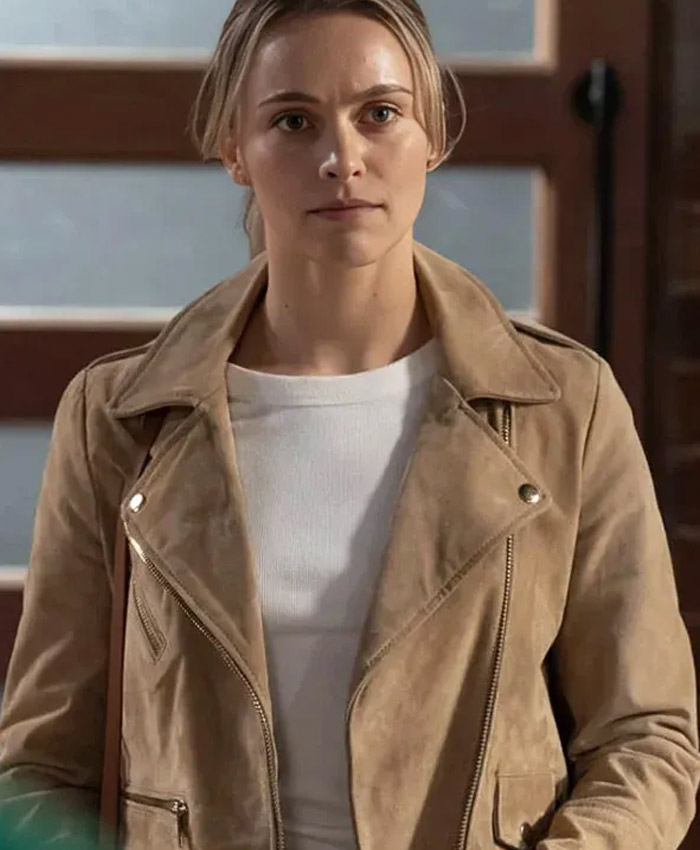 Neighbours Krista Sinclair Brown Suede Jacket