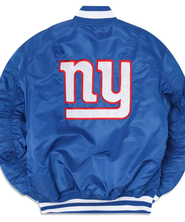 New York Giants Bomber MA-1 Jacket