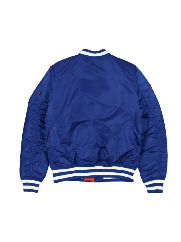 New York Knicks Alpha Industries Blue MA-1 Bomber Jacket