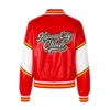 Neyan Babani Kansas City Chiefs 2025 Red Sequin Varsity Jacket