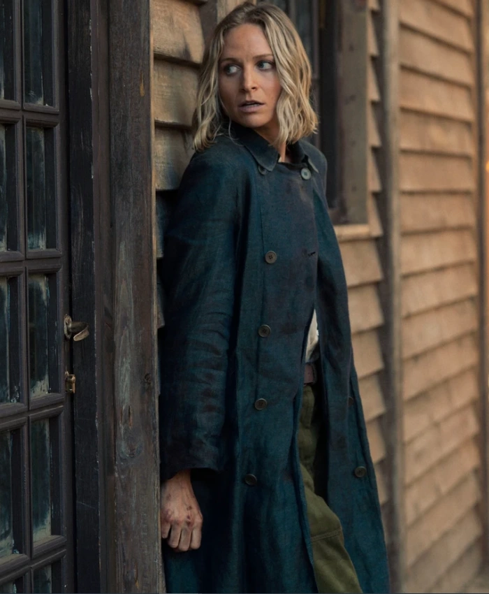 Niamh Algar The Iris Affair S01 Black Coat