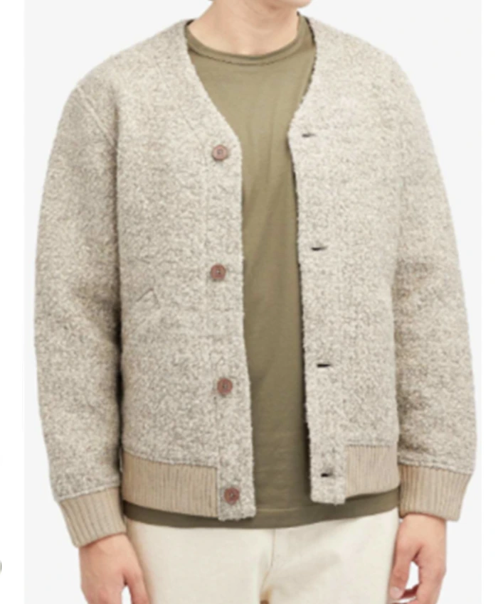 Noa Film Club S01 Beige Bomber Jacket For Sale