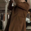 Only Murders in the Building Charles-Haden Savage Brown Wool Coat