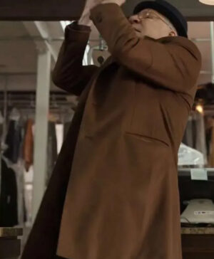 Only Murders in the Building Charles-Haden Savage Brown Wool Coat