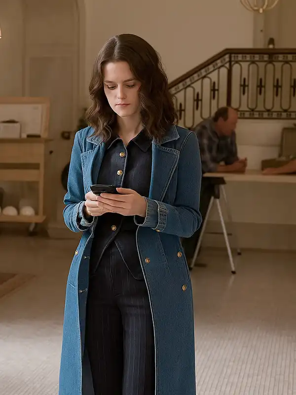 Only Murders in the Building Selena Gomez Denim Coat