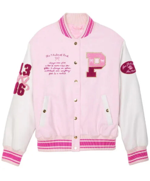 PINK Reissued Boyfriend Varsity Jacket