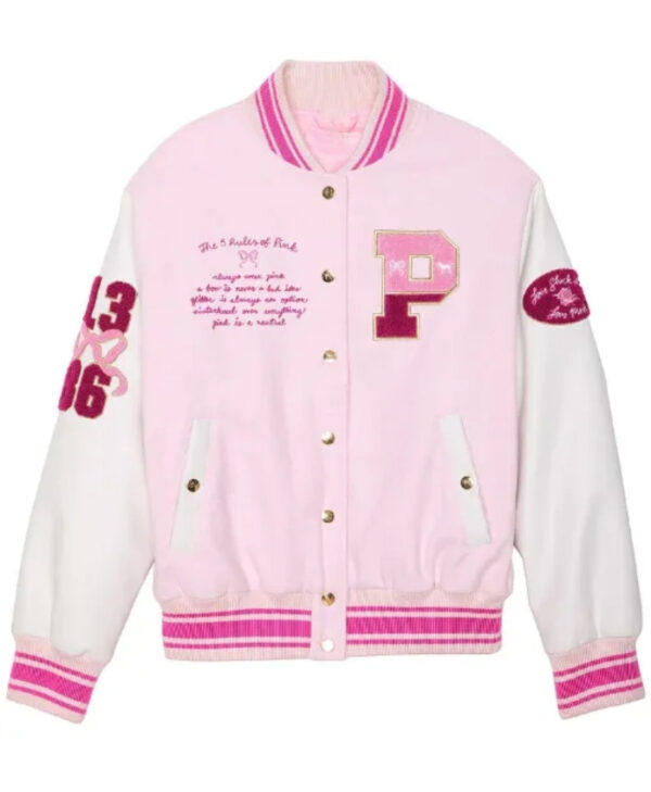 PINK Reissued Boyfriend Varsity Jacket