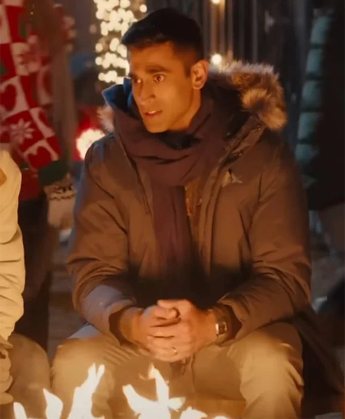 Parth Akoliya A Cherry Pie Christmas Puffer Jacket For Sale