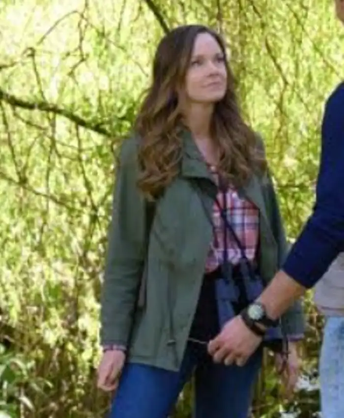 Rachel Boston Adventures in Love & Birding Green Jacket For Sale