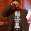 Rapper Chuck D Jimmy Kimmel Live Black Cotton Jacket
