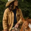 Rebecca Todd Heartland Brown Cotton Jacket