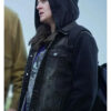 Reunion Tv Series Lara Peake Black Denim Jacket