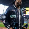 Richard Sherman Seattle Mariners Blue Bomber Jacket
