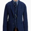 Robert Patrick Tulsa King S03 Blue Pinstriped Blazer For Sale