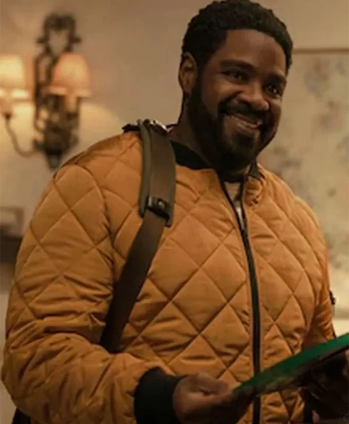 Ron Funches Loot S03 Yellow Bomber Jacket For Sale