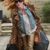 Rosalie Craig Riot Women S01 Leopard Print Coat For Sale