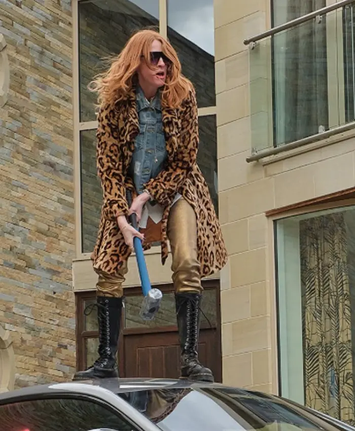 Rosalie Craig Riot Women S01 Leopard Print Coat