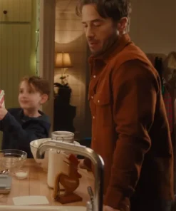 Ryan Carnes A Cherry Pie Christmas Brown Jacket For Sale