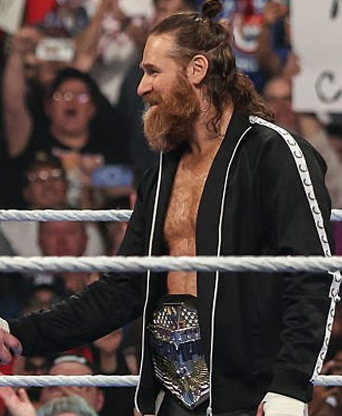 Sami Zayn SmackDown Black Track Jacket