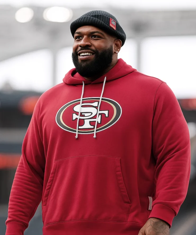 San Francisco Trent Williams Red Hoodie