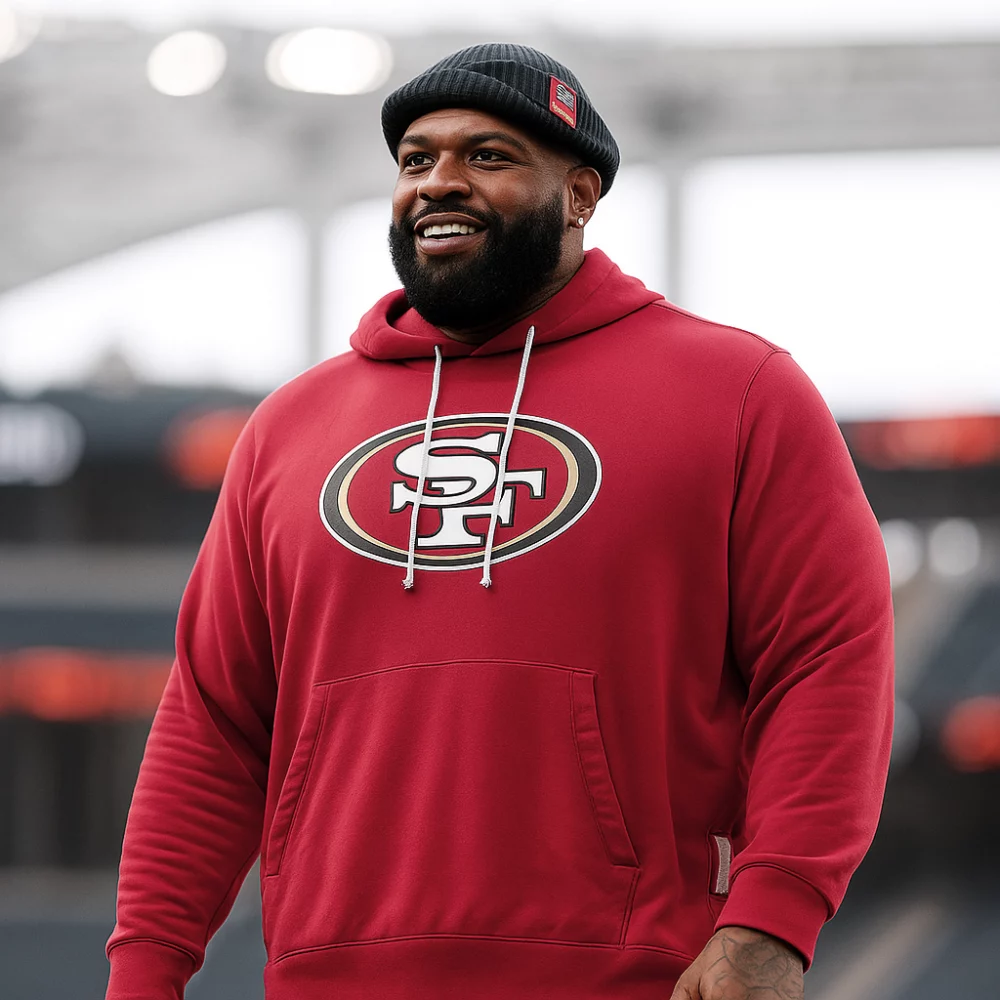 San Francisco Trent Williams Red Hoodie