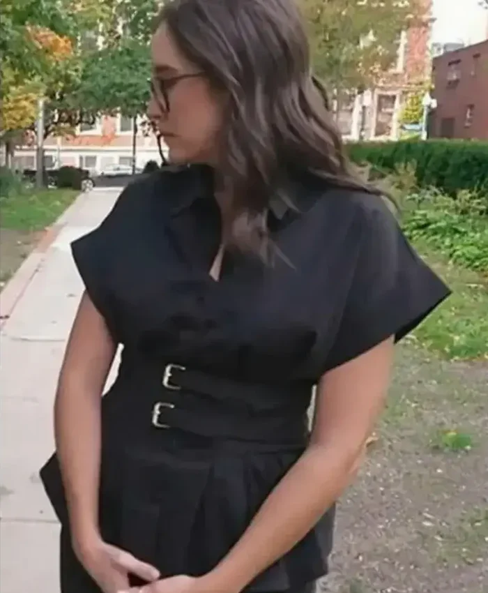 Savannah Sellers The Today Show 2025 Double Buckle Waist Shirt For Sale