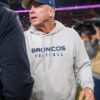 Sean Payton Broncos Football Grey Pullover Hoodie