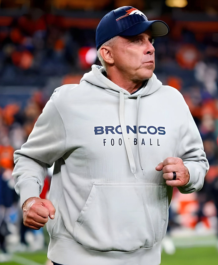 Sean Payton Grey Hoodie