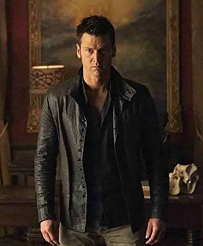 Sean Rogerson Bitten S02 Black Leather Jacket