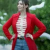 Shae Robins A Christmas Prayer Red Wool Coat
