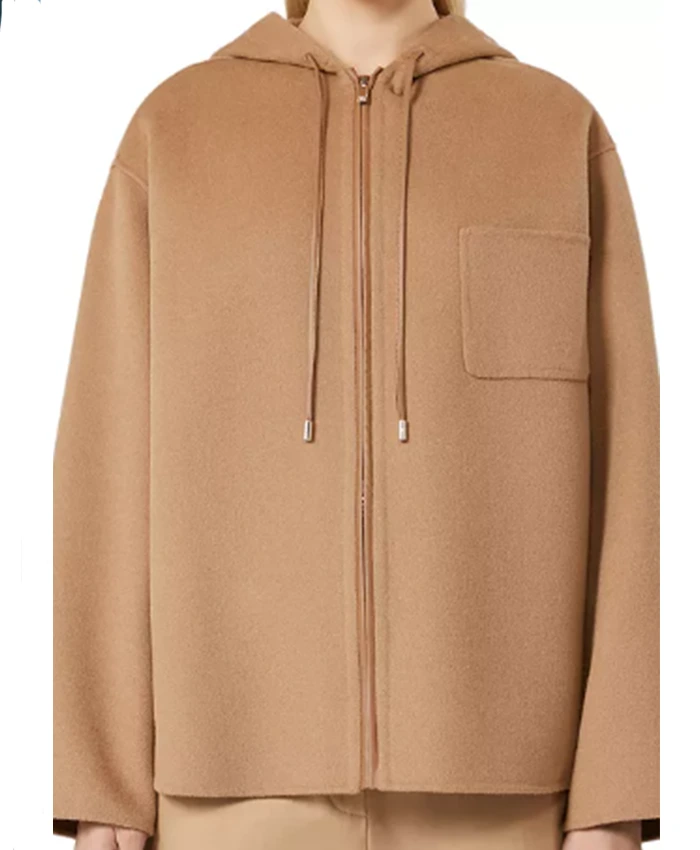 Sharon Norman Elsbeth S03 Hooded Cashmere Jacket For Sale