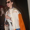 Shop Anne Hathaway NY Knicks Jacket