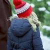 Shop Madeleine Cox A Christmas Prayer Blue Puffer Jacket