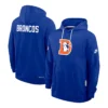 Shop Nike Denver Broncos Sideline Royal Hoodie