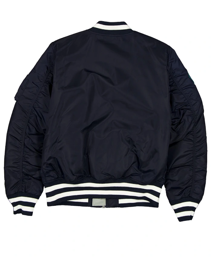 Shop Richard Sherman Seattle Mariners Blue Bomber Jacket