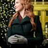 Shop Sarah Drew Christmas in Vienna Green Coat