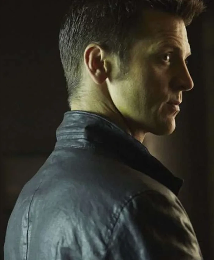 Shop Sean Rogerson Bitten S02 Black Leather Jacket