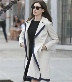 Shop The Intern Anne Hathaway Off-White Trench Coat