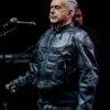 Singer Holly Johnson Black Leather Motorcycle Jacket